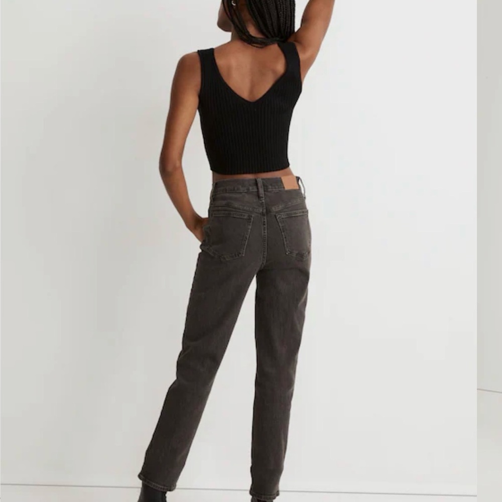 Madewell Perfect Vintage Jean size 25 in black gray - Picture 3 of 5